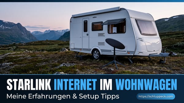 Starlink-Internet – im Wohnwagen
