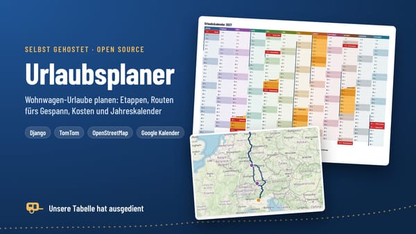 Unsere Urlaubstabelle hat ausgedient – der Urlaubsplaner